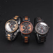 Men's Wood Finish Design Watch