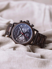 Men's Wood Finish Design Watch
