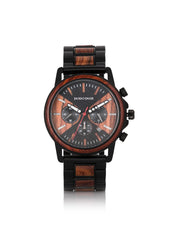 Men's Wood Finish Design Watch