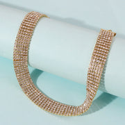 Necklace Necklace Trendy Girl Full Rhinestone Necklace Alloy Necklace