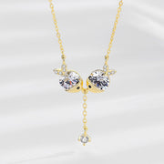 Cute necklace zircon necklace